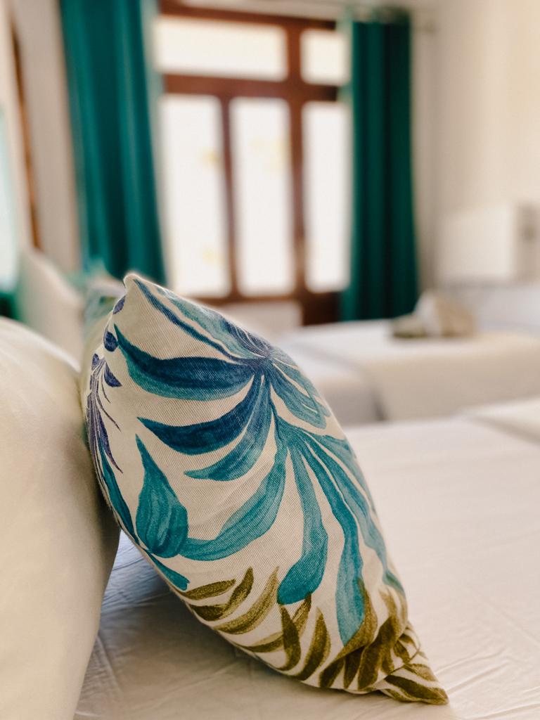 Bedroom detail at Island Vibes Studios